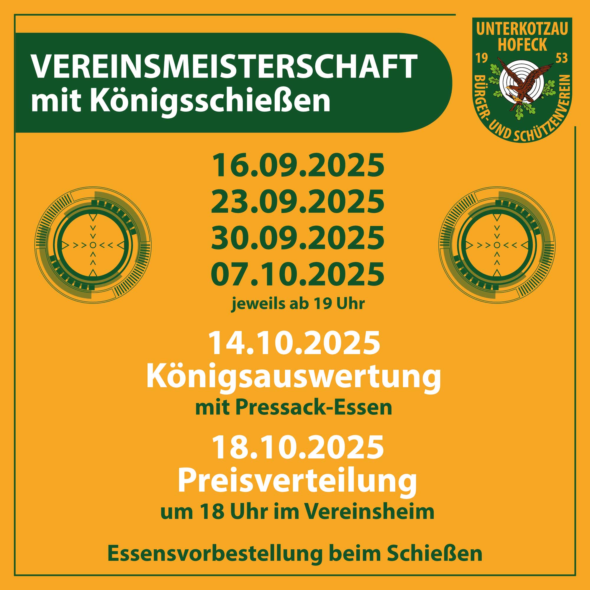 Stärk Antrinken BSV Unterkotzau